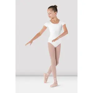 BLOCH - CL5602 Girls Cap Sleeve Leotard  White