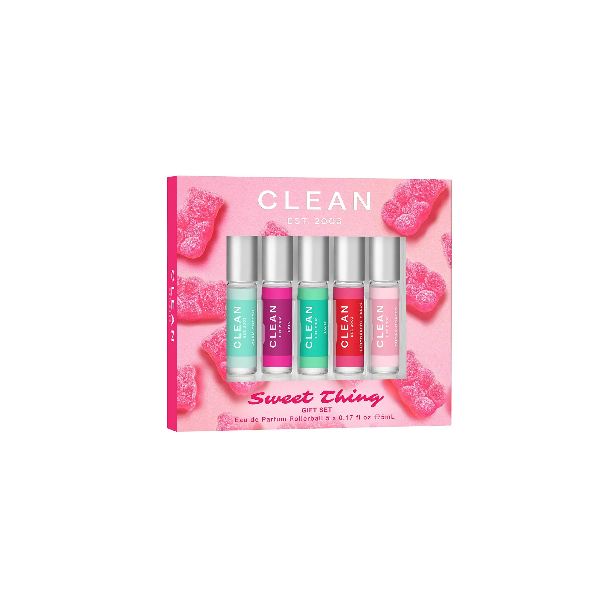 CLEAN | Sweetest Thing Eau de Parfum Gift Set | Layering Perfume Set | Roll On Travel Perfume | Discovery Set | Cruelty Free