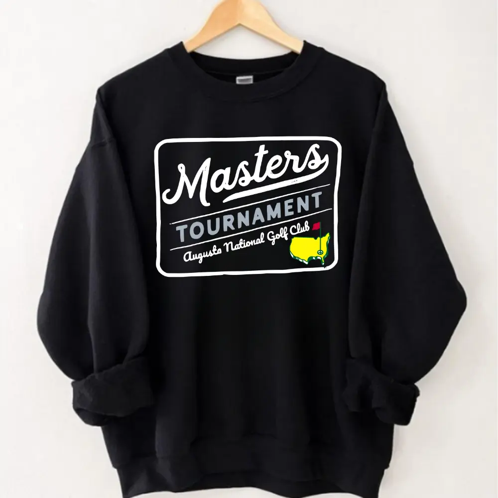 Masters 2026 Tournament Golf Sweatshirt – Augusta Vintage Graphic Sweater, Unisex Casual Pullover, Golf Lover Gift Idea