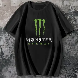 Monster T-Shirt, Logo Tee, Gifts Shirt, Unisex Vintage Graphic Tees Gothic Grunge Y2k Emo Scene Amity Affliction Style Clothes Men Women Streetwear