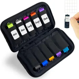 Flash Drive Case USB Storage Case USB Holder Storage Bag, Electronic Accessories Organizer for USB Flash Drive, USB Case, Thumb Drive Caes, Jump Drive Case, USB Organizer