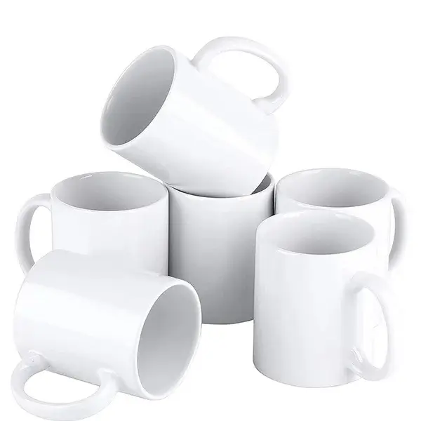 Sublimation Mugs - Personalized Drinkware for Reuse, Includes 4 Unique Designs, Ideal for Various Occasions