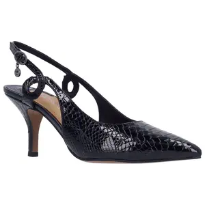 J. Renee' Patent Leather Pump - Tindra Embossed