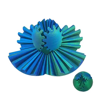 Gear Ball 3D Printed Cube Fidget Toy,Gear Sphere Fidget Toys,Sensory Toys for Stress and Anxiety Relief, Desk Toy Fidget Spinners,Stocking Stuffers for Gift