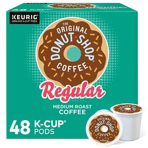 The Original Donut Shop Extra Bold Coffee Keurig K-Cup Pods, Medium Roast, 48/Box