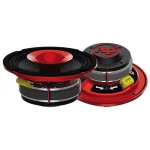Audiopipe  6.5 in. 2-Way Compression Horn Mid-Range Loudspeaker with 150W RMS & 300W Max - Red Eye Candy