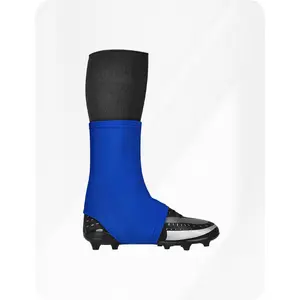 Exxact Sports Football Spats Cleat Covers - Royal Blue Shoe Accessories for Men, Versatile Lace Covers