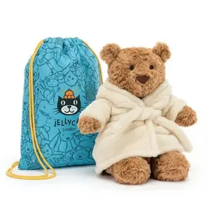 JellyCat Bartholomew Bear Plush Toy Soft Comfortable Cute Design 40cm Perfect Birthday Gift Idea for Her Kids