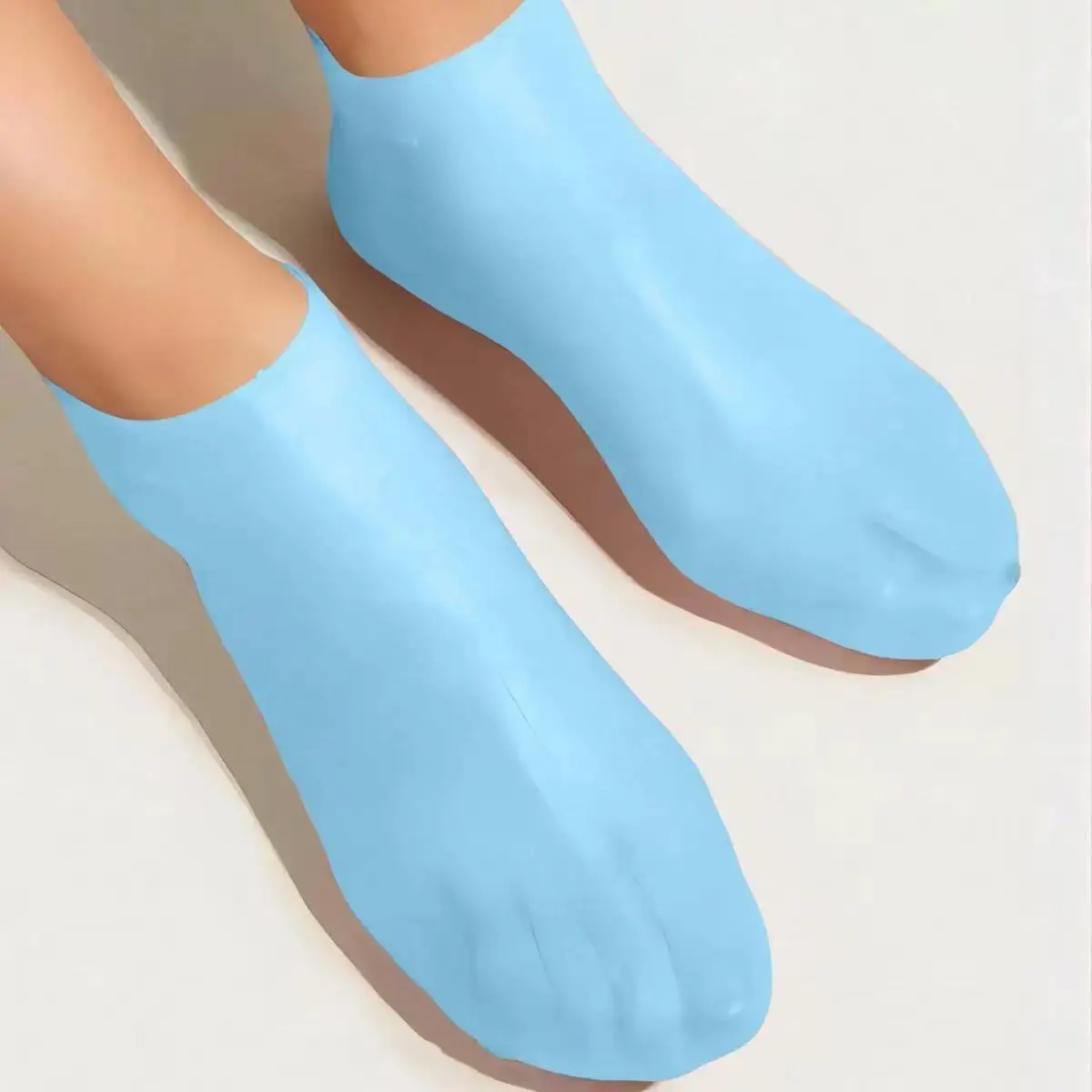Silicone Moisturizing & Soothing Sock, Reusable Aloe Vera Sock, Overnight SPA Sock, Anti-Slip Gel Heel Socks Suitable For Dry Skin & Rough Feet Of Men And Women, Home Foot Care (Buy 2 For This Item)