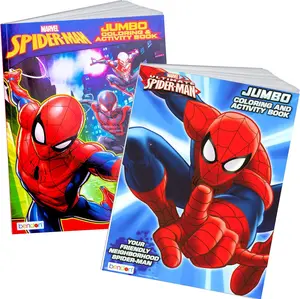 Spider-man Coloring & Activity Book Set - 2 Books Christmas Coloring
