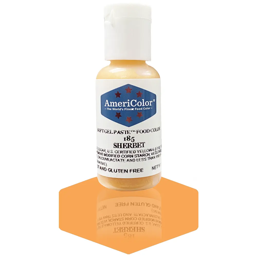 AmeriColor, Sherbet, .75 Ounce, Soft Gel Paste Food Color