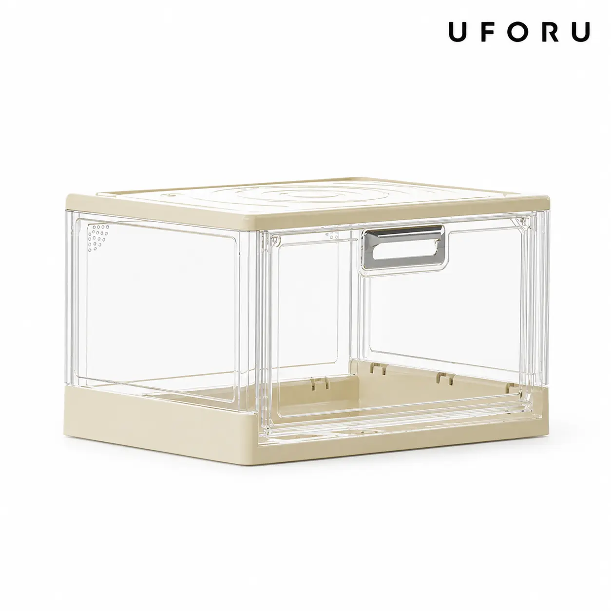 UFORU  Protect your sports shoes! Thick transparent shoe box with magnetic door, dustproof, stackable and foldable shoe box, suitable for sports shoes/boots#SummerWins