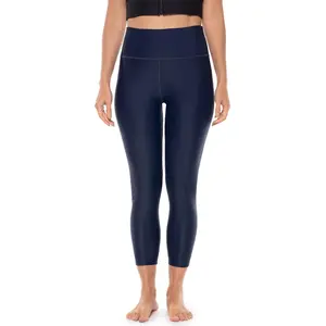 Women's Ocean Sculpt High Rise Swim Capri | Navy