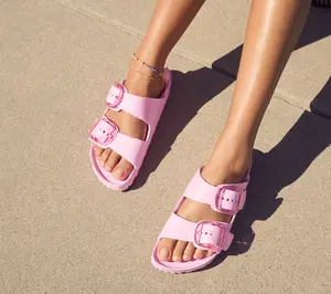 Birkenstock Big Buckle Two-Strap Slide Sandal - Arizona EVA