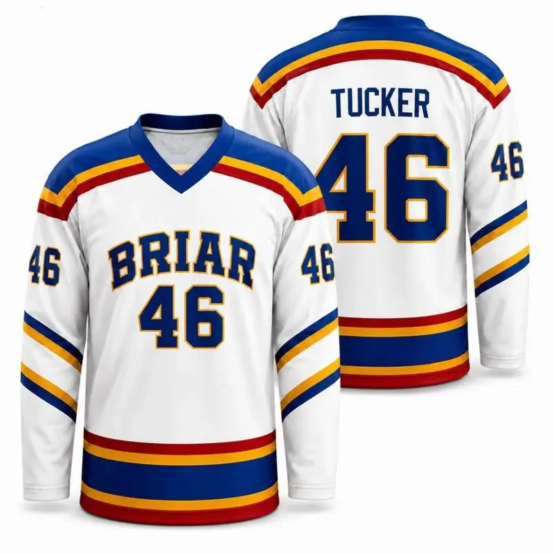 Custom Briar University Hawks Hockey Jersey – Off Campus Series Inspired, Graham & Logan Fan Jersey, BookTok Hockey Romance Gift for Men Women