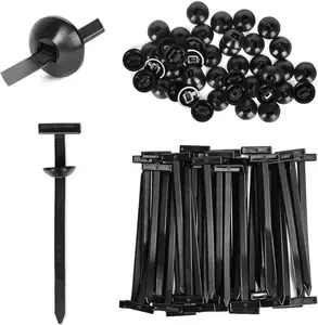 100 PCS Upgraded Nylon Universal Cable Tie Buckle, Heavy Duty Self-Locking Rivet Zip Ties, Multifunctional Cable Tie Buckle for Car Daily Repair, Home, Office, Garden, Workshop