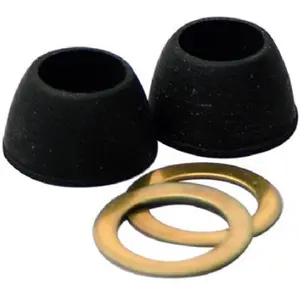 212 MAIN 709501 0.5 in. Master Plumber Cone Washer, 2-Pack Brass Craft Service Parts, Affordable Home Tools for Sailing Water Sports Home Repair