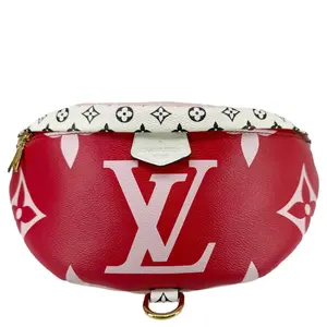 Pre-owned Louis Vuitton Canvas Belt Bags Giant Monogram Bumbag Rouge