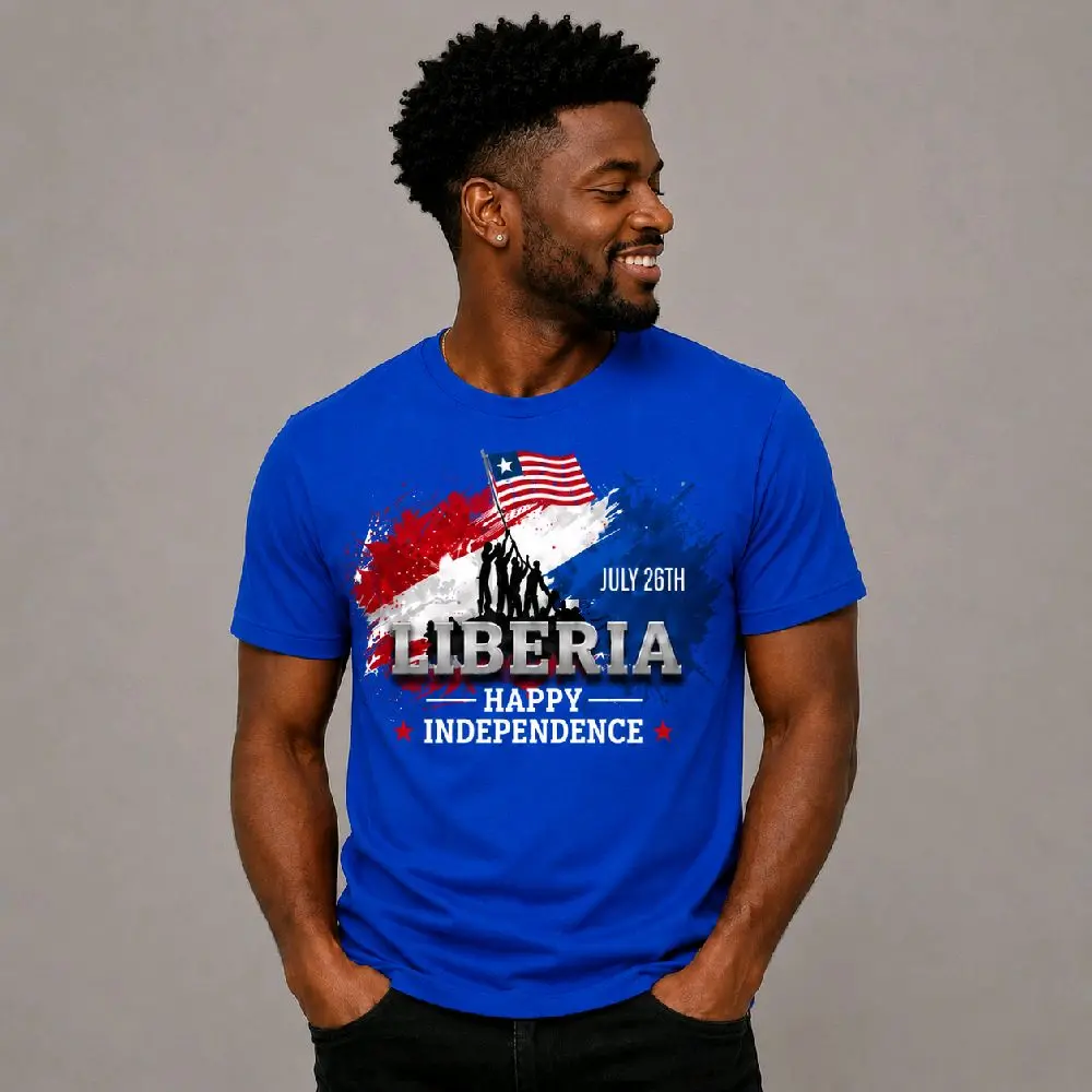 Happy Liberia Independence Shirt – July 26 Patriotic Tee