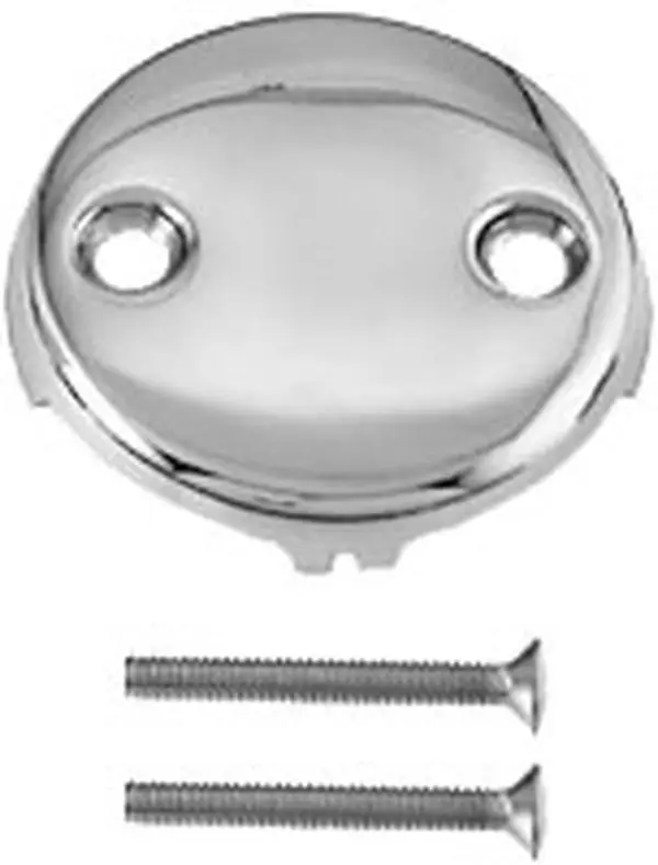 Westbrass D329-05 Two Hole Faceplate with Screws - Polished Nickel