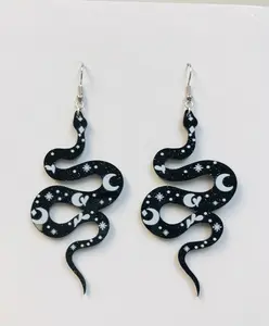 Luna Snake Earrings - Elegant and Unique