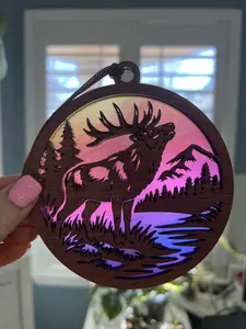 Elk Suncatcher for Sunny Window
