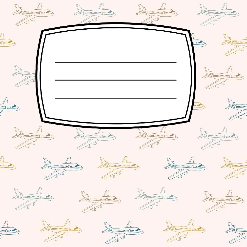 Aviation Themed Notebook Covers