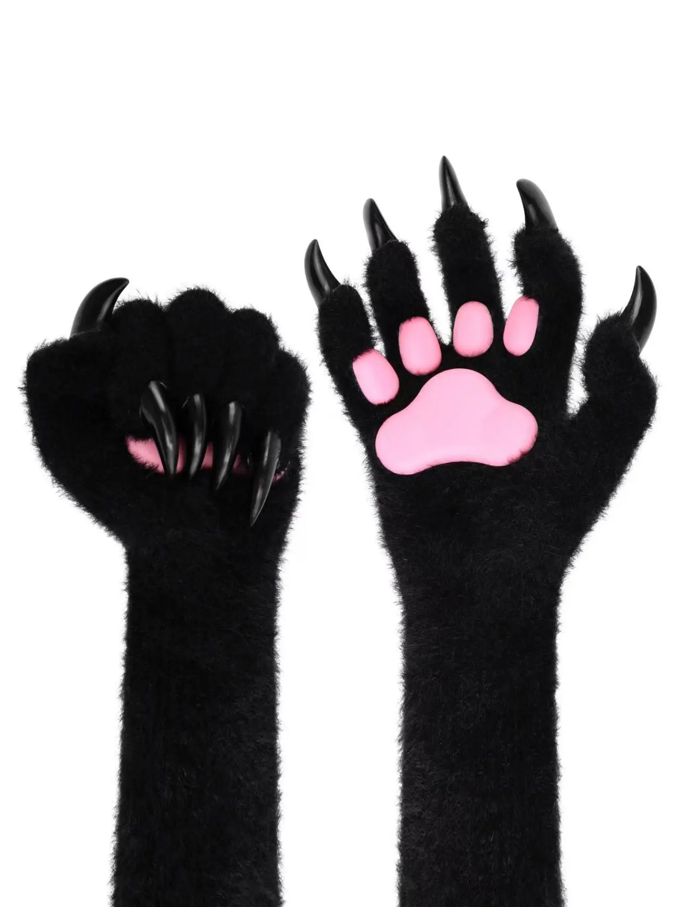 Halloween Silicone Animal Claw Gloves, Long Finger Costume Props, Ghost Hand Accessories for Cosplay Parties, Party Accessory, Comfortable & Durable Design