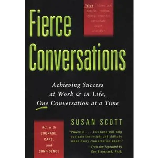 USED Book - Fierce Conversations: Achieving Success at Work & in Life, One Conversation at a Time by Susan Scott (Hardcover) - english