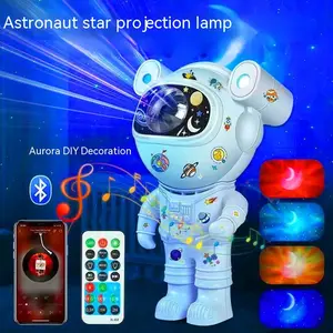 Aurora Astronaut Nebula Decorative Vortex Projector with Remote Control and Starry Effect for Room Decor LED USB-Powered Projection Lamp light projector