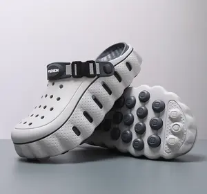 Men Women Clogs Closed Toe Shoes Lightweight Breathable Slip On Garden Shoes Anti Slip Comfortable Summer Sandals Waterproof EVA Foam Casual Outdoor Beach Nurse Work Shoes Durable Thick Sole Comfy Walking Shoes