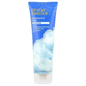 Desert Essence Shampoo, Fragrance Free, 8 fl oz (237 ml)