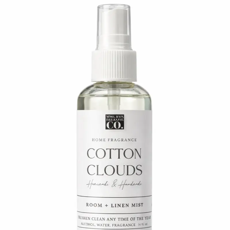 ARCCo Cotton Clouds Scented Artisan Room & Linen Fragrance Spray |  Home Fragrance Mist | Odor Eliminator 4 Fl Oz