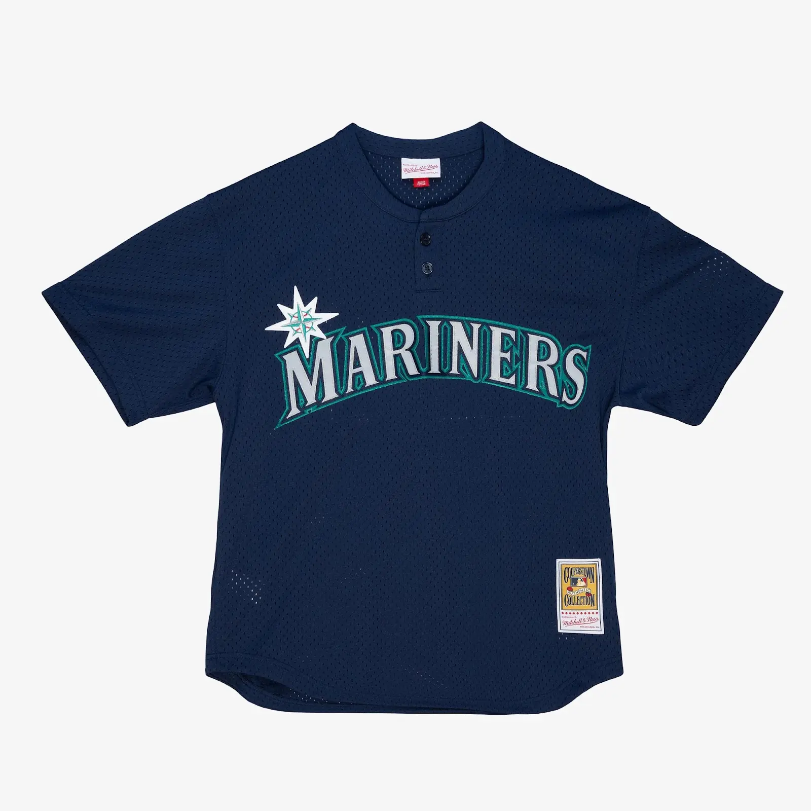 Ken Griffey Jr. Seattle Mariners Navy 1995 Mesh Batting Practice Jersey - Mitchell & Ness MLB Throwback, 90s Retro Baseball Jersey