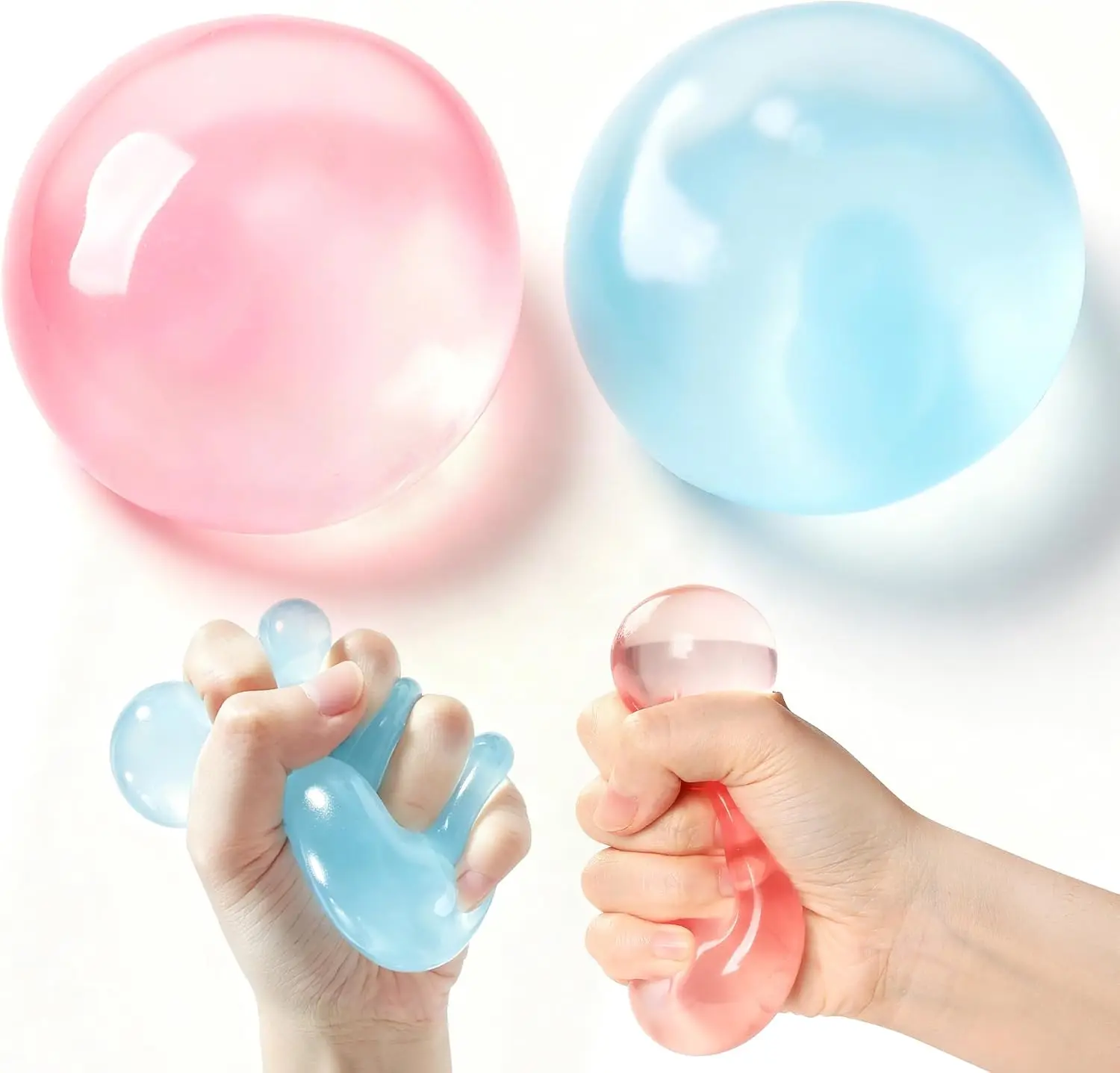 Coconut Oil Squishy Stress Toy – Shapeable Soft Fidget Ball with No-Rebound Texture for Stress Relief, Sensory Play, Desk Decor, Study & Office Relaxation, Fun Gift for Kids & Adults (1PC)