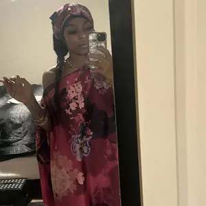 Elegant Silk Floral Print Dress Set, Long Robe & Scarf, Beach Cover-Up, Sun Protection, All Seasons Wear, Women's Fashion