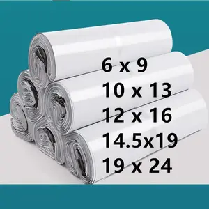 Poly Mailers Shipping Bags, Self Seal Waterproof Plastic Mailing Envelopes, Multiple Sizes & Thickness for eCommerce Shipping