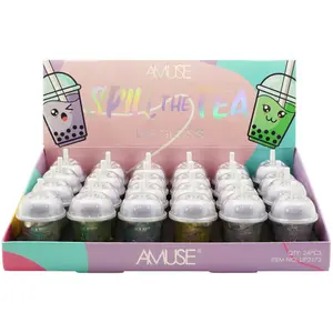Brillo Labial Spill The Tea Amuse - Venta al por Mayor Display 24 Unidades (LIP2173)