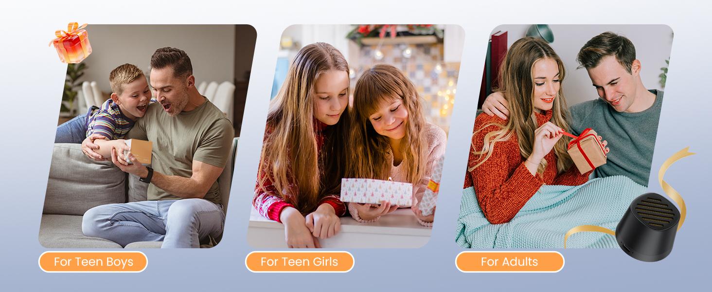 Magnetic Bluetooth Speaker, Portable Mini Speaker with Wireless Charger & Phone Stand, Bluetooth Speakers for Kitche, Refrigerator, Anything Magnet, Gifts