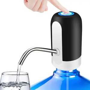 5 Gallon Water Dispenser, Universal Water Bottle Pump, Automatic Water Jug Dispenser with Switch and USB, for Camping, Kitchen, Workshop, Garage