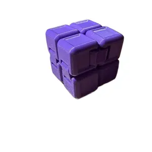 House of Frenzy 3D Print Monochromatic Infinity Cube: Checkered Pattern - Fun Fidget Toy, Silent Fidget, Fidget Cube, Stress Relief Toy - Simply Sleek Design