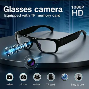 The New 2026 Smart Camera Glasses: Featuring 1080p Stabilized Video Recording and Touch Controls—Free Your Hands for Travel and Outdoor Adventures. The Ideal Choice for Filming, Perfect for Daily Wear and a Variety of Travel Scenarios | Father's Day Gift