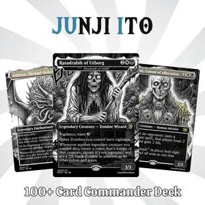 Proxy 100+ Card Commander Deck – Jun.ji I.to Horror Spiral Theme Ready to Play Perfect Gift for TCG Players & Collectors