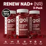 Goli Renew NAD+ (NR) Gummies. Clinically Studied NR Nicotinamide Riboside, Healthy Aging & Cellular Energy. Gluten Free, Non-GMO, Gelatin-Free, Vegan.