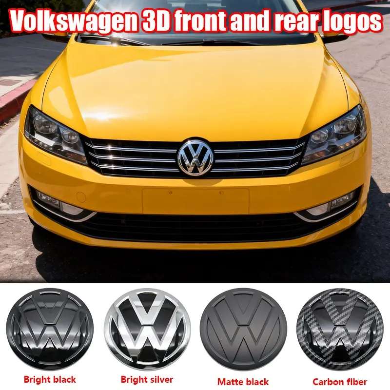 Volkswagen Car Front & Rear Emblem, Hood Decoration, Vehicle Exterior Decoration, Scratch Resistant, Durable, Replacement Badge, Fits Passat 2016-2018, All Vw Models, Car Accessories