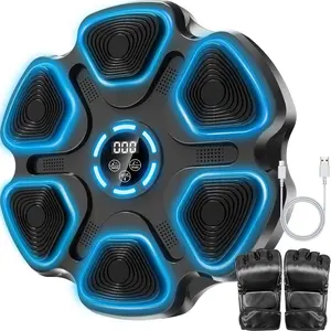 Music Boxing Machine, Large Size Music Punching Machine for Adults , Interactive Boxing Target Wall Mounted with Gloves,  for Men, Christmas Gifts