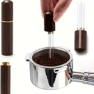 Stainless Steel Espresso Coffee Stirring Needle, Coffee Powder Grinder Tool, Barista Accessories, Durable Coffee Mixing Wand