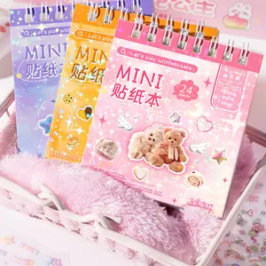 Mini Deco Sticker Heaven 2&3 Sticker Books Bundle Pack 48 Pcs Kawaii Animal & Starry Theme Decals for Scrapbooking Nail Art Phonecase Journal Supplies Handmade Craft Stationary