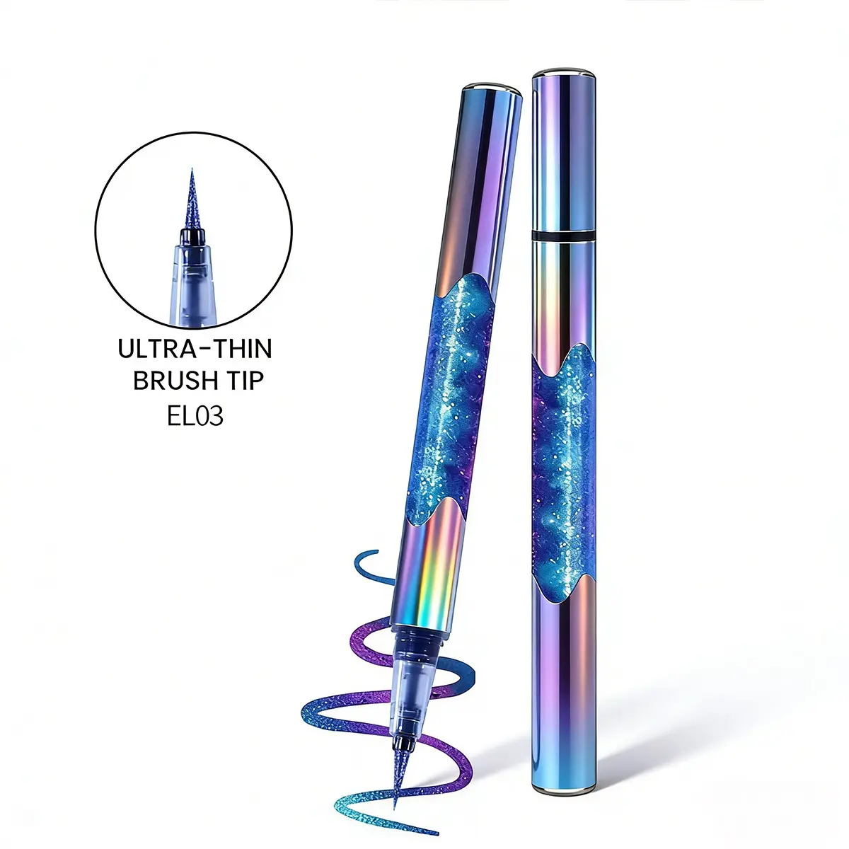 7 Colors Available! Unique Liquid Eyeliner Pen Cosmetic for Dates/proms/casual Use, Versatile Use, Quick 3-Second Eye Tail Application, Customizable Makeup Icon