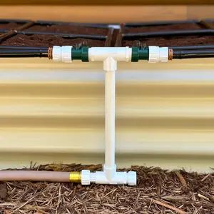 Grid Manifold - 12" Tall, Double Style | Lk  of Your  Grids So They Water Together | Ideal for Side-By-Side  Grid Connections